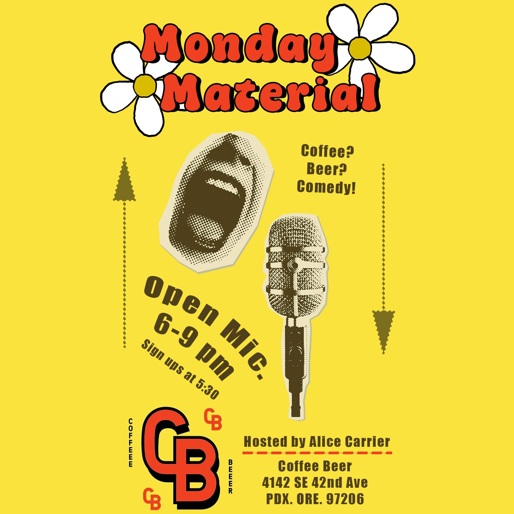 Monday Material Open Mic