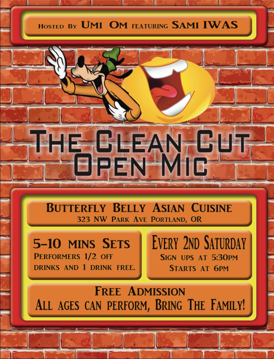 Clean Cut Open Mic