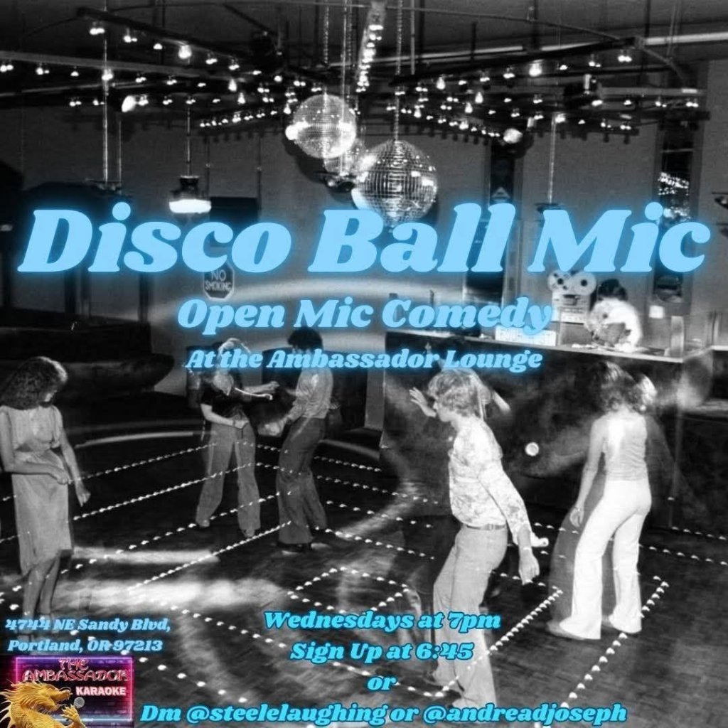 Disco Ball Mic flyer